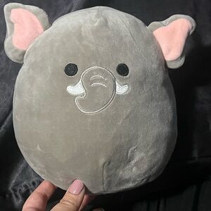 gray squishmallow elephant